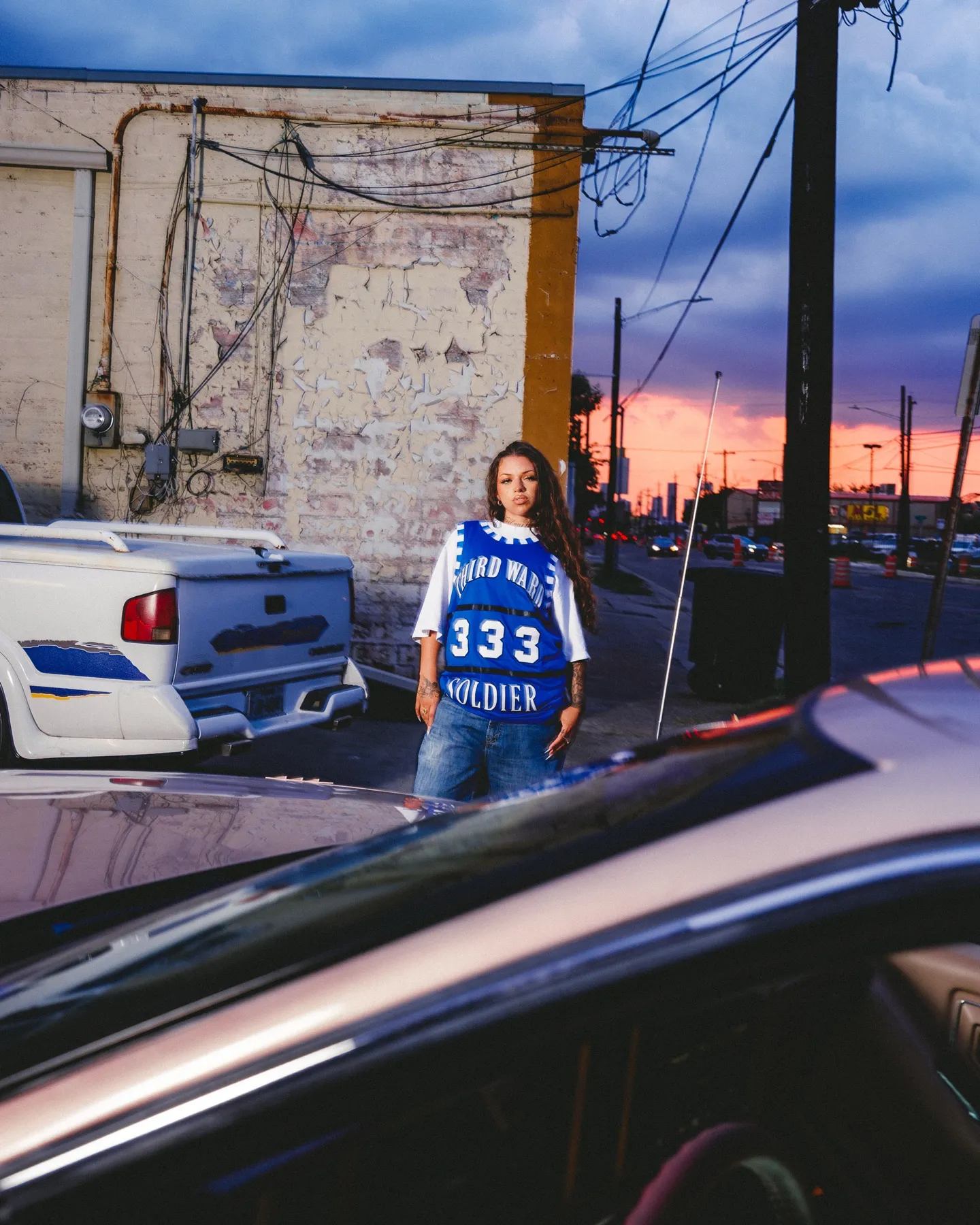 SLUMPED Houston streetwear — 3rd Ward jersey lookbook in browser frame